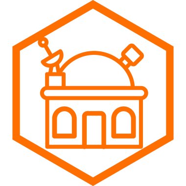 Cami simgesi vektör illüstrasyonu