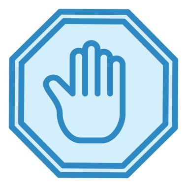 Trafik levhası. Web simgesi basit illüstrasyon 