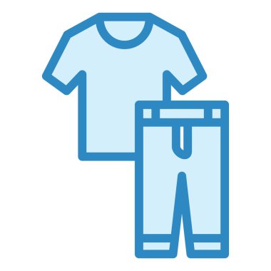 Kumaş modern ikon vektör illüstrasyonu 