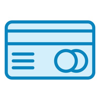 Kredi kartı modern ikon vektör illüstrasyonu 