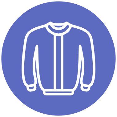 Kıyafetler. Web simgesi basit illüstrasyon