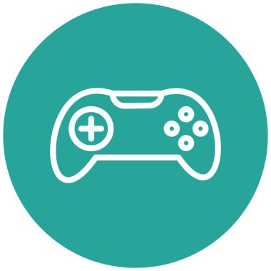 Oyun kolu. Web simgesi basit illüstrasyon