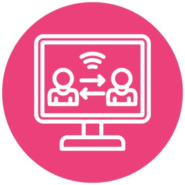 seo modern simgesinin vektör illüstrasyonu