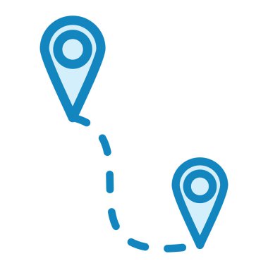 Yönlendirme simgesi vektör çizimi tasarımı