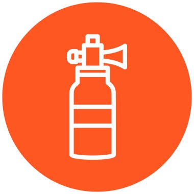 Yangın söndürme simgesi, vektör illüstrasyonu