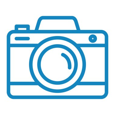 Kamera. Web simgesi basit illüstrasyon