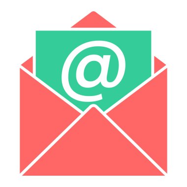 E- posta simgesi vektör illüstrasyonu