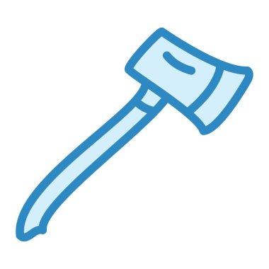 Bahçe baltası simgesinin vektör çizimi