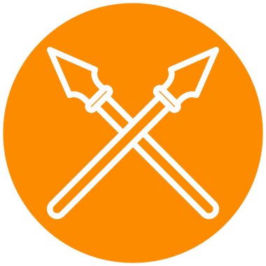 kılıç simgesi vektör illüstrasyonu