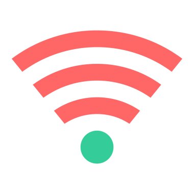 wifi simgesi vektör illüstrasyonu