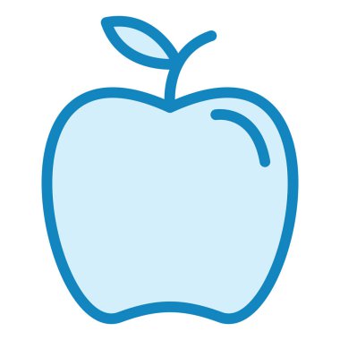 Elma. Web simgesi basit illüstrasyon 