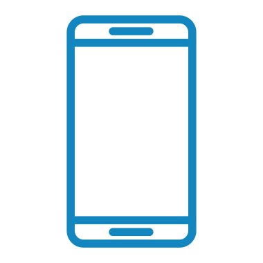 Akıllı telefon. Web simgesi basit illüstrasyon