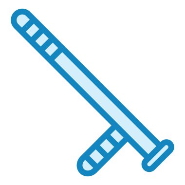 Baton modern simge vektör illüstrasyonu  