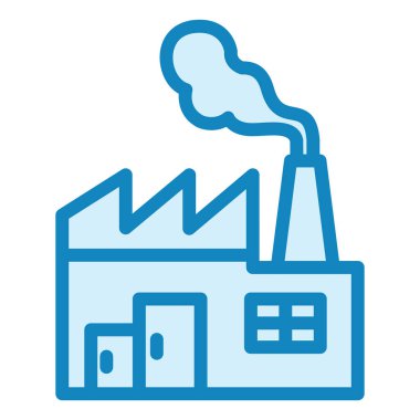 Endüstri. Web simgesi vektör illüstrasyonu 