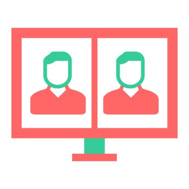 kullanıcı. Web simgesi basit illüstrasyon