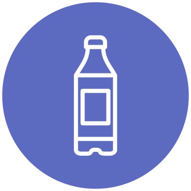 bira şişesi simgesi, vektör illüstrasyonu