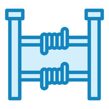 Modern simge vektör illüstrasyonunu sınırlar