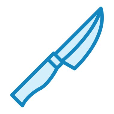 Bıçak. Web simgesi basit illüstrasyon