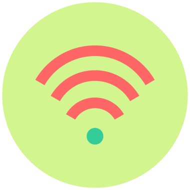 Web ve mobil uygulama tasarımınız için beyaz arkaplanda izole edilmiş wifi simgesi vektörü, bulut logosu konsepti