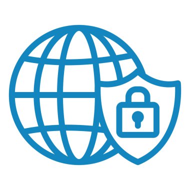 genel güvenlik vektör simgesi