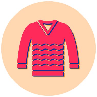 Kapüşonlu. Web simgesi basit illüstrasyon