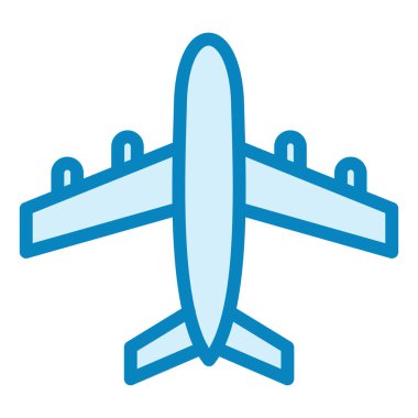 Uçak. Web simgesi basit tasarım 