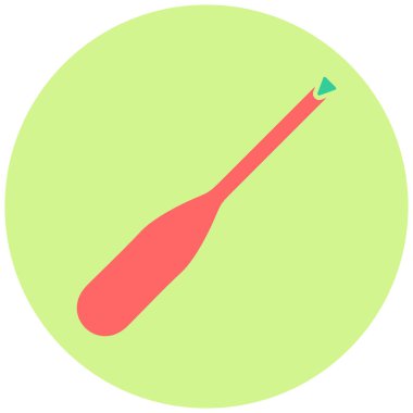 Gemi küreği. Web simgesi basit illüstrasyon