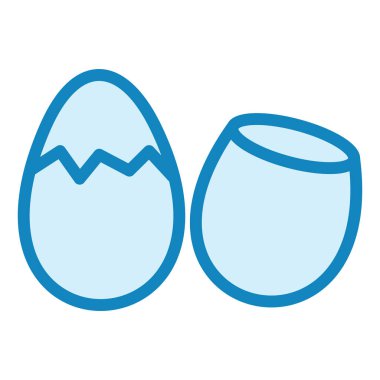 Yumurtalar. Web simgesi basit illüstrasyon 