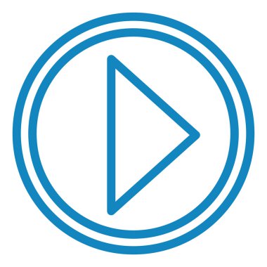 Oynatma düğmesi vektör çizimi