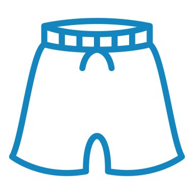 Şort. Web simgesi basit illüstrasyon