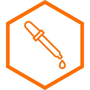 Bırakma vektör simgesi. biçim iki renkli düz sembol, düz renk, yuvarlak açılar, beyaz arkaplan.