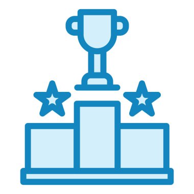 Rekabet modern simge vektör illüstrasyonu 