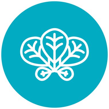 salata modern ikon vektör illüstrasyonu