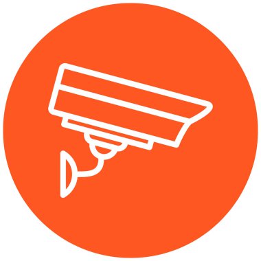 Güvenlik kamerası. Basit resimleme