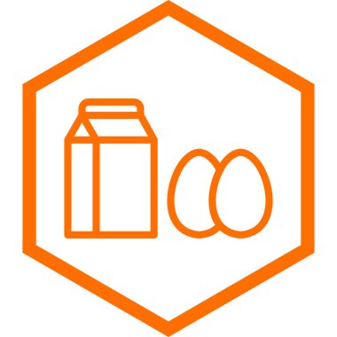 Gıda simgesinin vektör illüstrasyonu