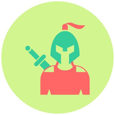 Karakter. Web simgesi basit illüstrasyon