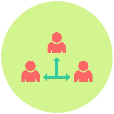 İş adamı ikonu. Basit resimleme