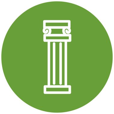 Sütun. Web simgesi basit tasarım