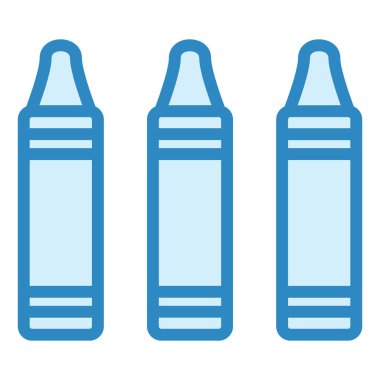 Pastel boyalar modern simge vektör resimlemesi 