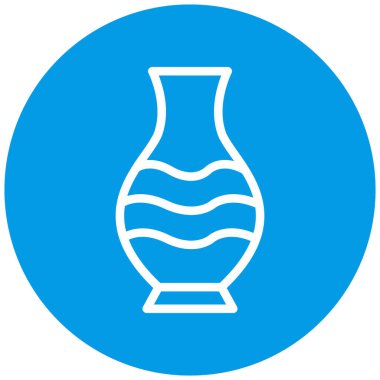 Web, vektör illüstrasyonu için benzersiz simge