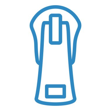 Modern b 'nin vektör illüstrasyonu simge renkli çizgiden yoksun