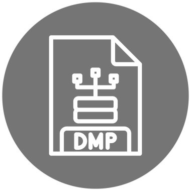 dosya biçimi simgesi, vektör illüstrasyonu