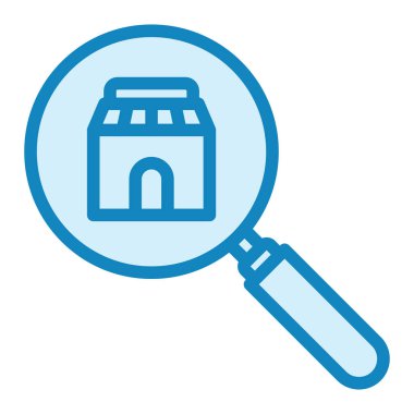 arama mağazası simgesi vektör illüstrasyon