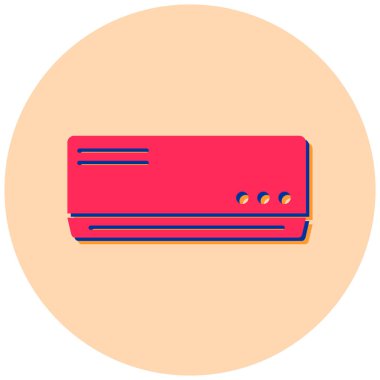 Klima simgesi, vektör illüstrasyonu basit tasarım 