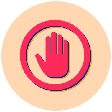 el simgesi vektör illüstrasyonu