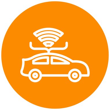 - Araba. Web simgesi basit illüstrasyon