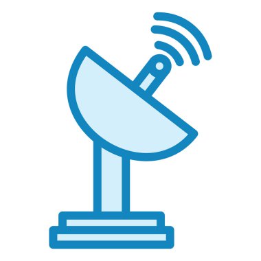 Uydu anteni. Basit resimleme