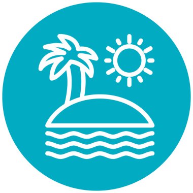 Kumsal. Web simgesi basit illüstrasyon