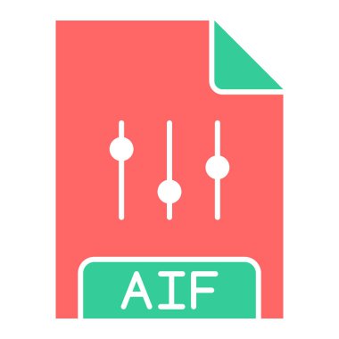 Dosya modern simgesinin vektör illüstrasyonu