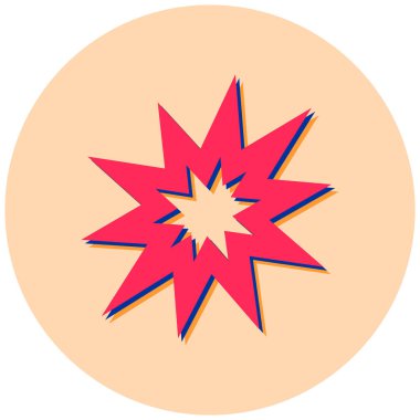 Yıldız. Web simgesi basit illüstrasyon